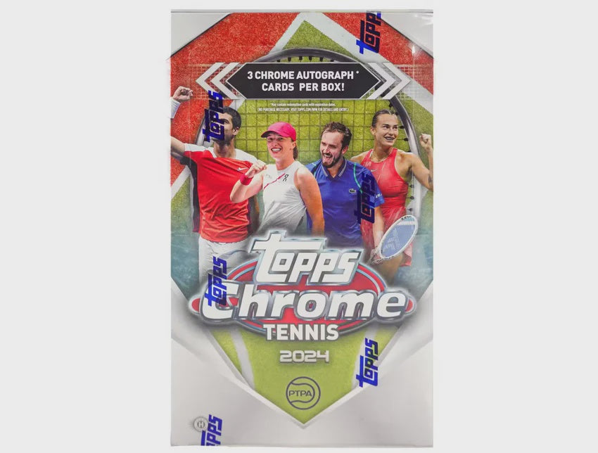 2024 Topps Chrome Tennis Hobby Box