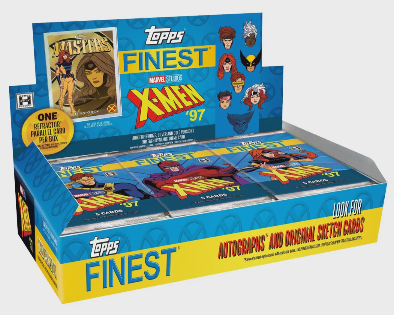 Product image of 2025 Topps Finest X-Men '97 Hobby Box