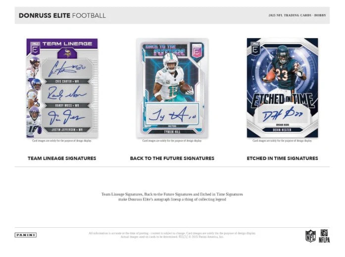 2025 Panini Donruss Elite NFL Football Hobby Box