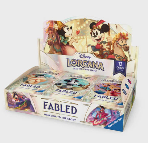 Disney Lorcana Fabled Booster Box Sealed Trading Card Game