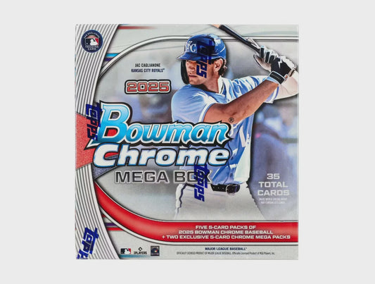 2025 Bowman Chrome Baseball Mega Box Sealed Trading Cards