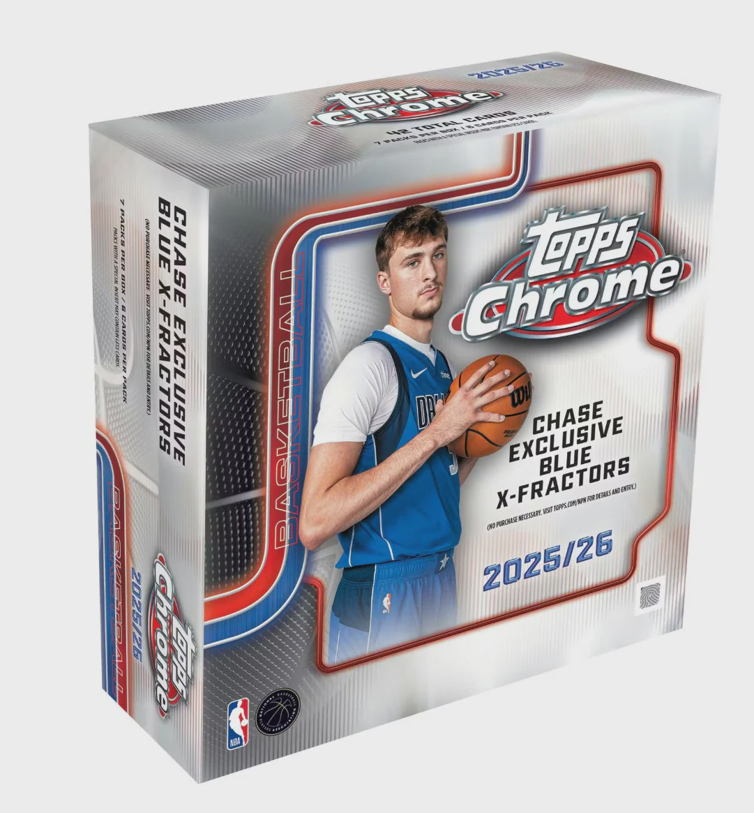 2025–26 Topps Chrome Basketball Mega Box