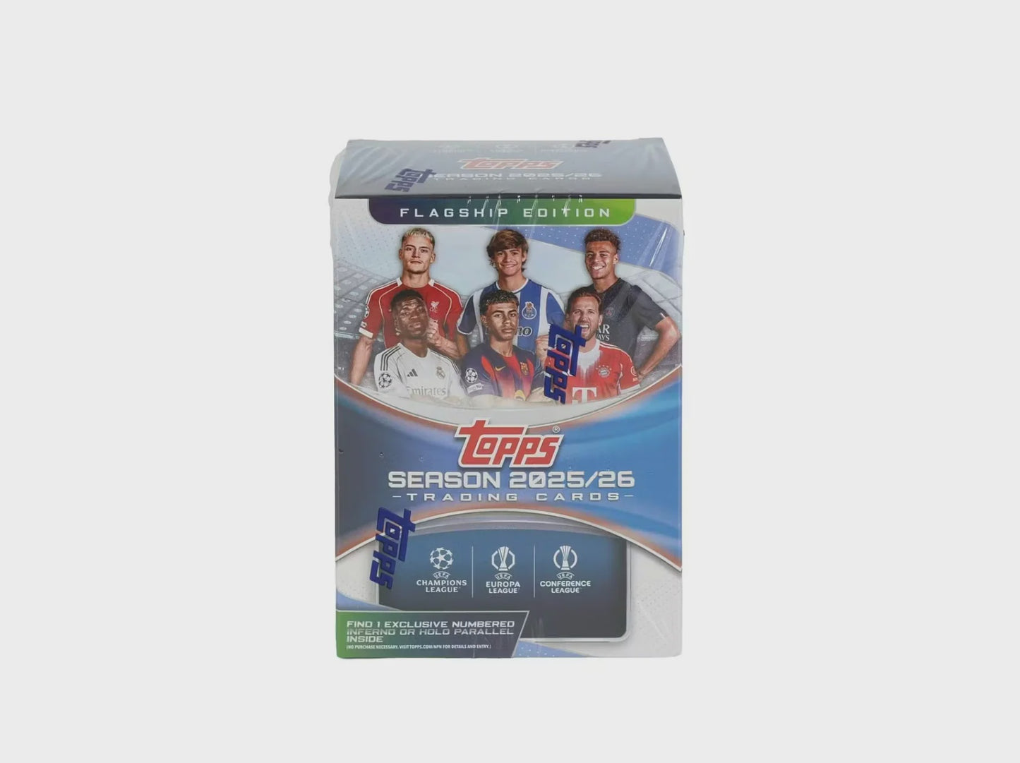 2025–26 Topps UEFA Club Competitions Soccer Blaster Box sealed retail trading cards