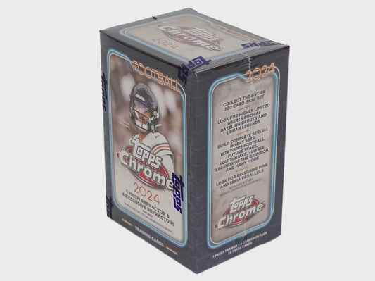 Product image of 2024 Topps Chrome Football 7-Pack Blaster Box