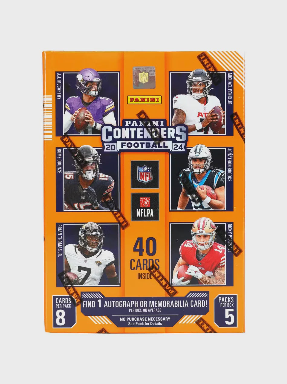 2024 Panini Contenders Football 5-Pack Blaster Box – NFL Trading Cards