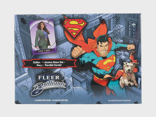 2025 Upper Deck Fleer Brilliants Superman Mega Box – DC Comics Trading Cards