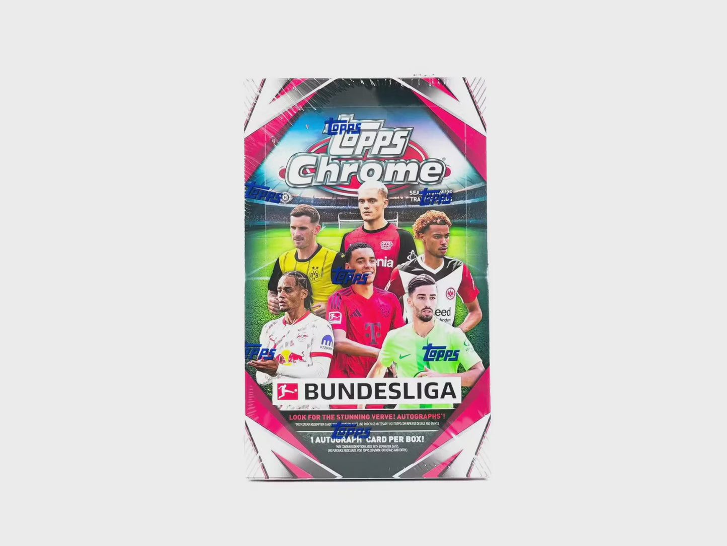 2024-25 Topps Chrome Bundesliga Hobby Box – Sealed Soccer Trading Cards