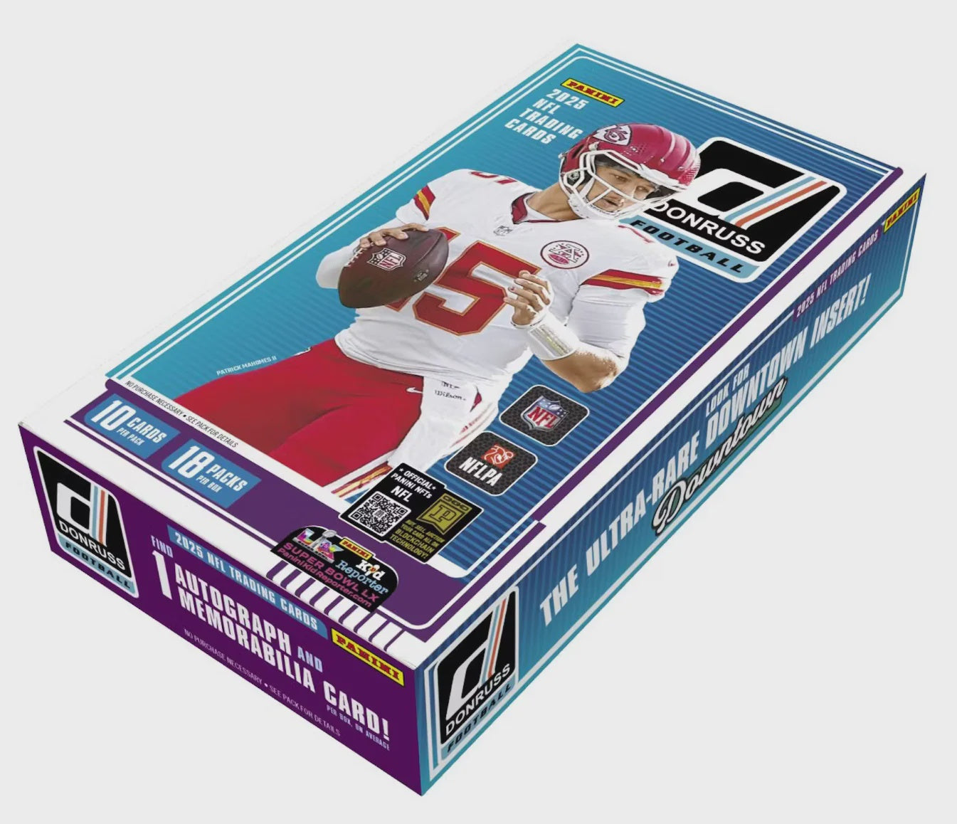 2025 Donruss Football Hobby Box – Sealed NFL Trading Card Product