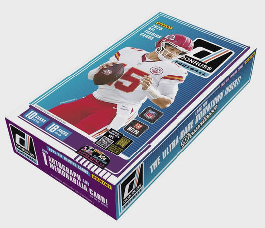 2025 Donruss Football Hobby Box – Sealed NFL Trading Card Product