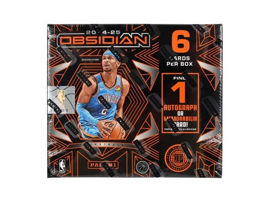 2024-25 Panini Obsidian Basketball International Hobby Box NBA Trading Cards