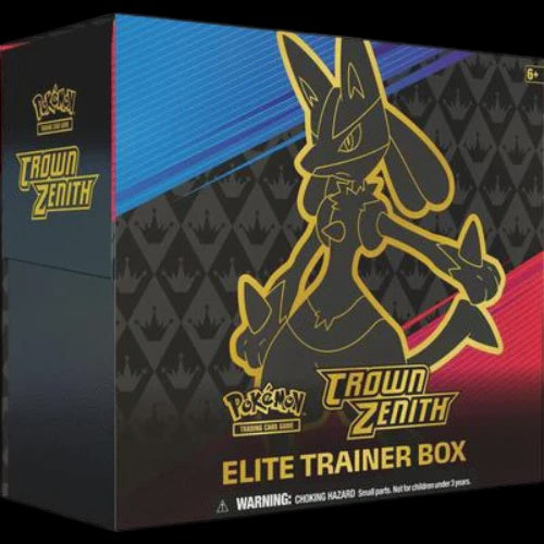 Pokémon Sword & Shield Crown Zenith Elite Trainer Box – Lucario Design