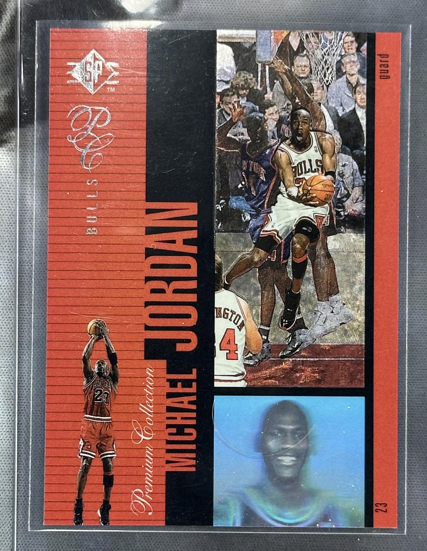 1996-97 SP Premium Collection Holoviews Michael Jordan #PC5 Chicago Bulls insert basketball card