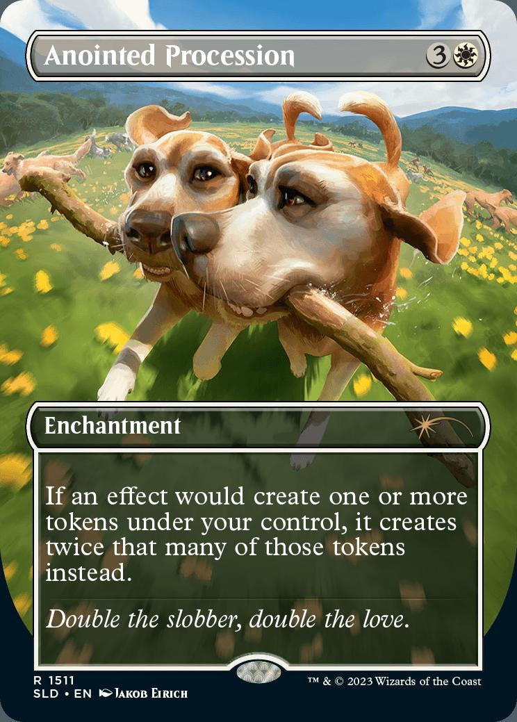 Anointed Procession Foil Secret Lair 1511 Moderately Played MTG