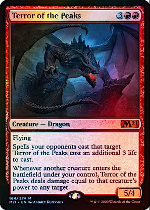 Terror of the Peaks - Core Set 2021 #164 (Foil)