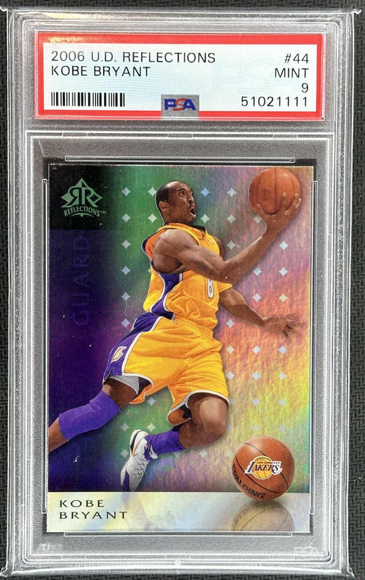 2006-07 Upper Deck Reflections Kobe Bryant #44 graded PSA 9 Mint