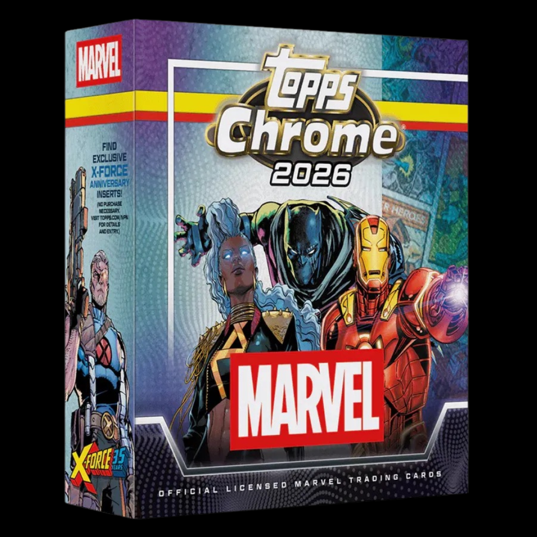 2026 Topps Chrome Marvel Comics Mega Box