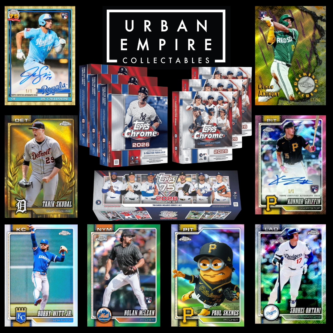 Break 785 – 2026 Topps Chrome Baseball Mega Mixer PYT + Complete Set Giveaway