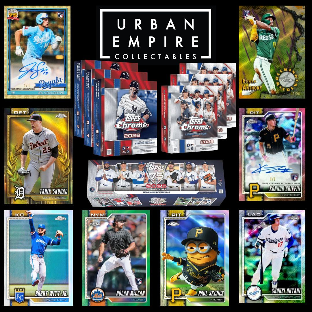 Break 780 – 2026 Topps Chrome Baseball Mega Mixer PYT + Complete Set Giveaway