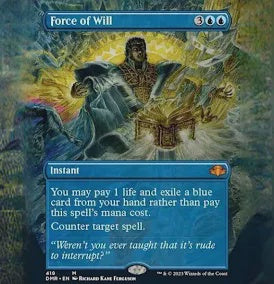 Product image of Force of Will (Borderless) | Dominaria Remastered | Magic: The Gathering