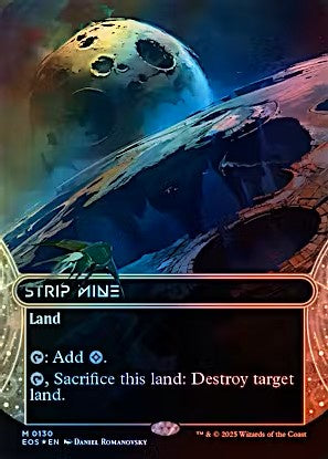 Strip Mine Galaxy Foil #0130 Magic: The Gathering Land Card