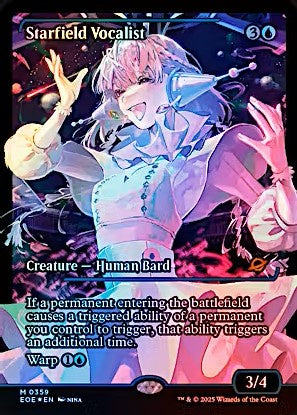 Starfield Vocalist 0359 Foil Japan Showcase Variant – Edge of Eternities