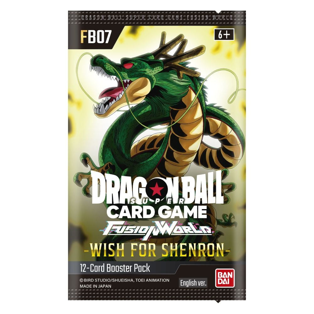 Dragon Ball Super Fusion World Wish For Shenron FB07 Booster Pack