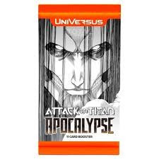 Product image of UniVersus Attack on Titan: Apocalypse Booster Pack