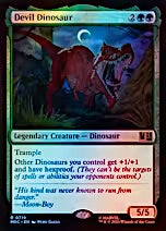 Devil Dinosaur - Marvel Super Heroes Commander #719 (Foil)