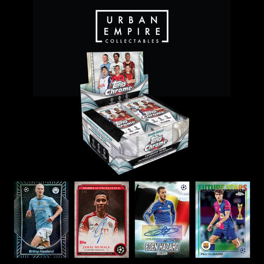 Break 682 - 2024-25 Topps Chrome UEFA Soccer JUMBO Hobby PYT/ Player