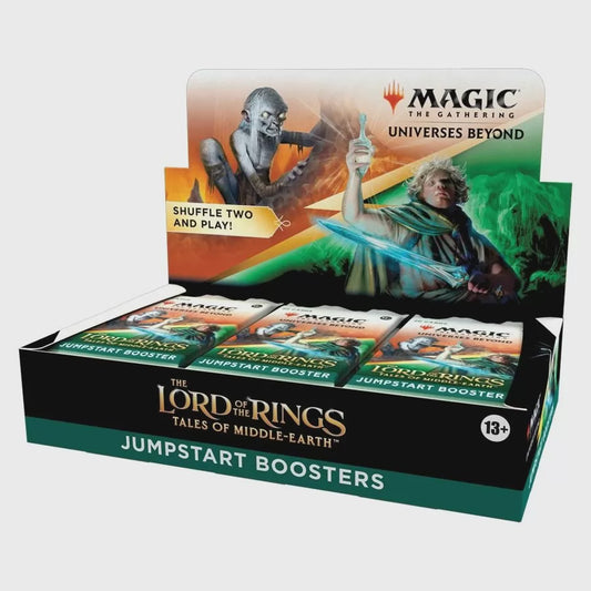 Magic The Gathering LOTR Tales of Middle‑earth Jumpstart Booster Display – 18 Packs
