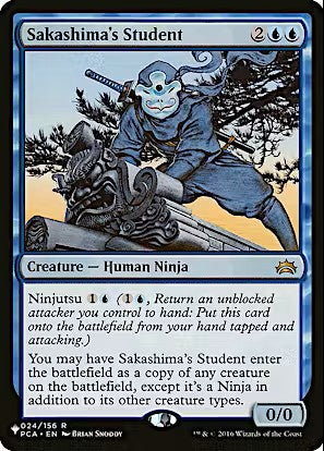 Sakashima’s Student Magic: The Gathering card from The List reprint slot.