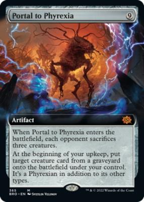 Product image of Portal to Phyrexia | Extended Art Foil | MTG The Brothers’ War Variants