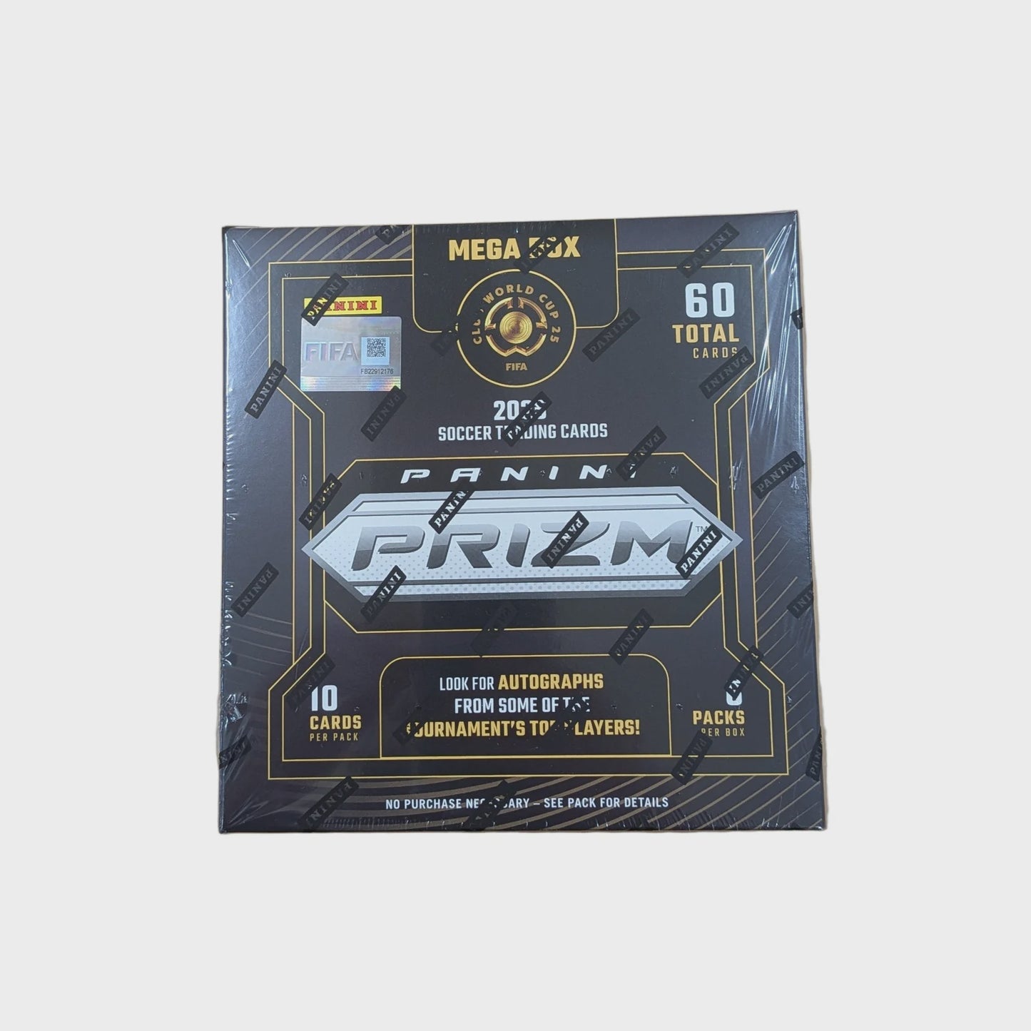 2025 Panini Prizm FIFA Club World Cup Soccer Mega Box Sealed Trading Cards