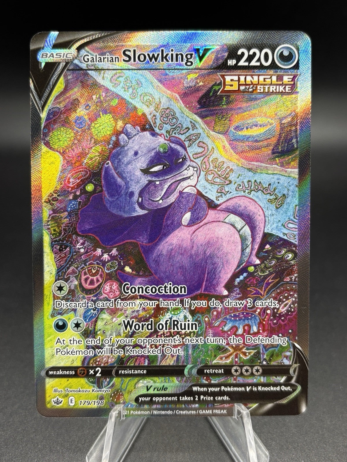 Product image of Galarian Slowking V – Chilling Reign 179/198 (Ultra Rare, Near Mint, | Pokémon TCG