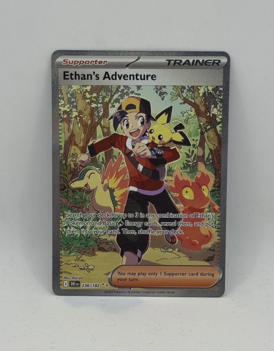 Pokmon TCG: Ethan's Adventure Full Art Trainer Destined Rivals 23 Urban Empire Collectables AU Pokmon TCG: Ethan's Adventure Full Art Trainer Destined Rivals 23 Urban Empire Collectables AU