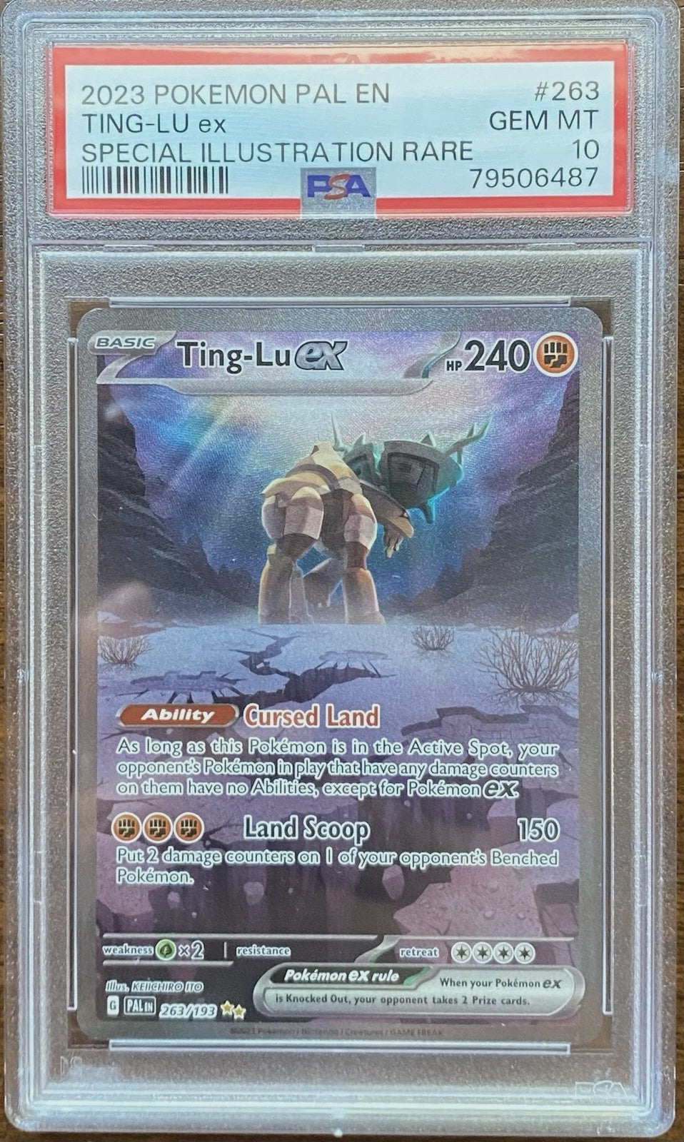 ting lu ex pokemon card value Ting-Lu ex - 263/193 - SIR - PSA 10