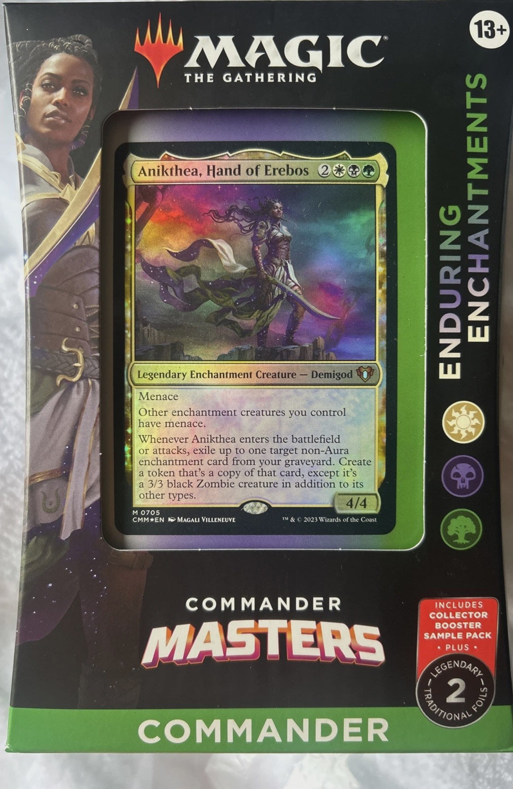 Magic The Gathering Commander Masters Enduring Enchantments sealed Commander deck box