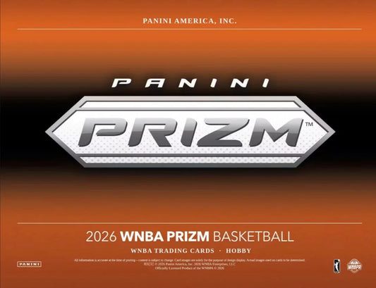 Front of 2026 Panini Prizm WNBA Basketball Hobby Box