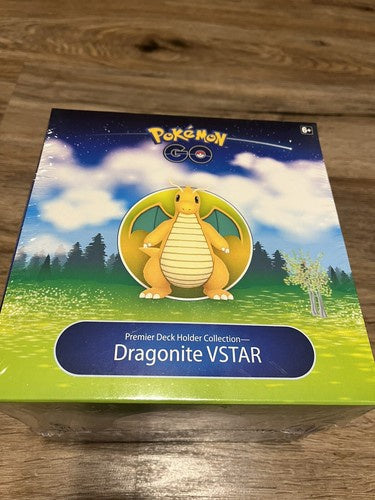 Pokémon GO Premier Deck Holder Collection Box – Dragonite VSTAR Sealed
