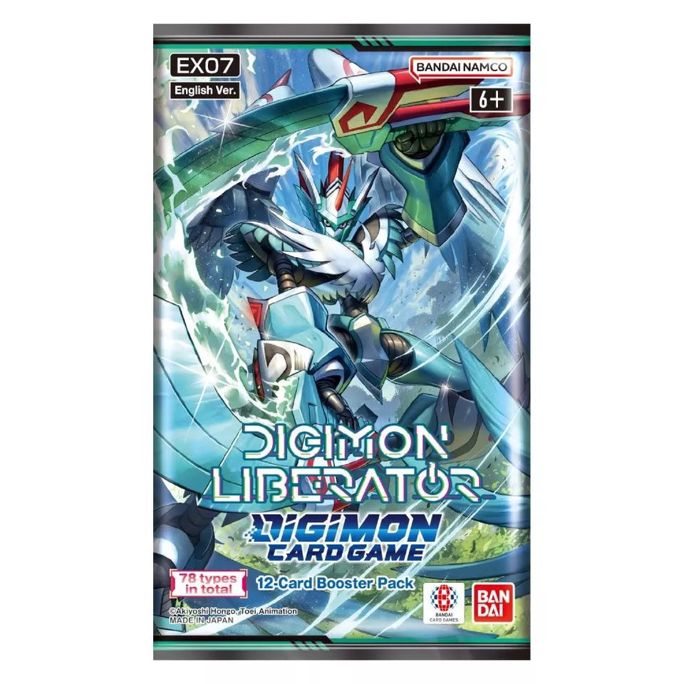 Product image of Digimon Liberator Booster Pack EX07
