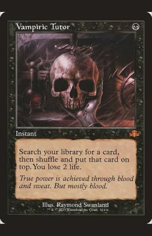 Product image of Vampiric Tutor (Retro Frame) | Dominaria Remastered | Magic: The Gathering