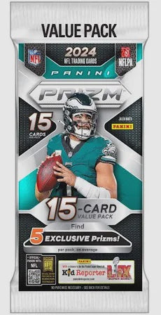 Product image of 2024 Panini Prizm NFL Football Fat Pack – Exclusive Trading Cards