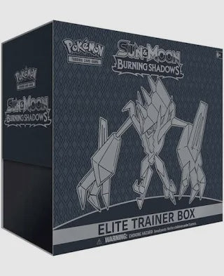 Pokémon TCG Burning Shadows Elite Trainer Box – Sun & Moon Series – Necrozma Design