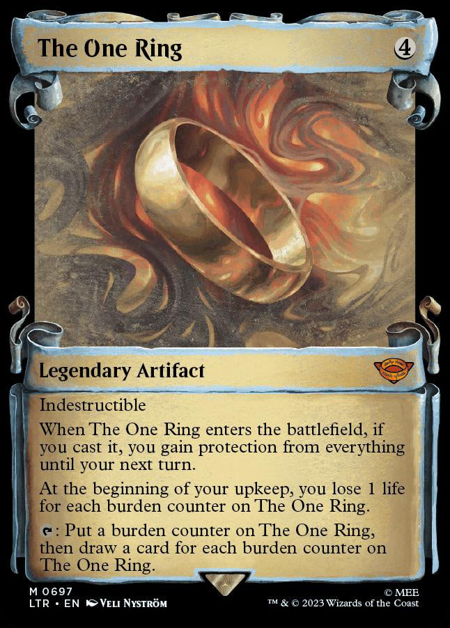 The One Ring 0697 Scroll Showcase – Lord of the Rings Variants