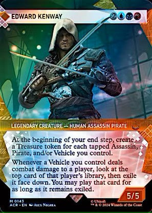 Product image of Universes Beyond: Assassin's Creed Variants Foil: Edward Kenway (0143 - Showcase)