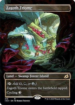 Product image of Ikoria: Lair of Behemoths Variants: Zagoth Triome (Showcase)