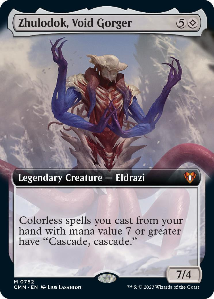 Zhulodok, Void Gorger (Extended Art) – Commander Masters Magic: The Gathering Card