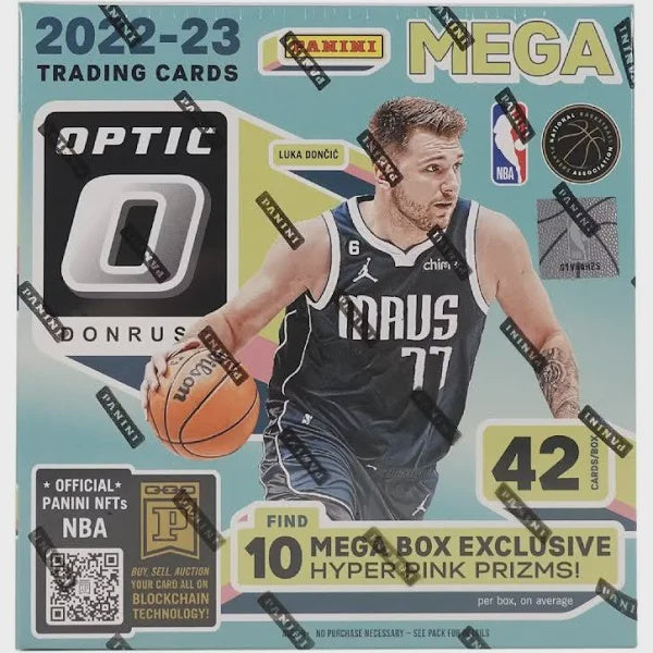 Product image of 2022/23 Panini Donruss Optic Basketball Mega Box (Hyper Green Prizms)