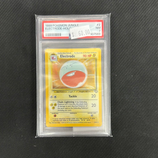 1999 Pokemon Jungle Electrode Holo PSA 7