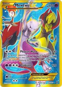 Pokémon Mewtwo EX 163/162 XY Breakthrough Secret Rare Full Art Holo NM